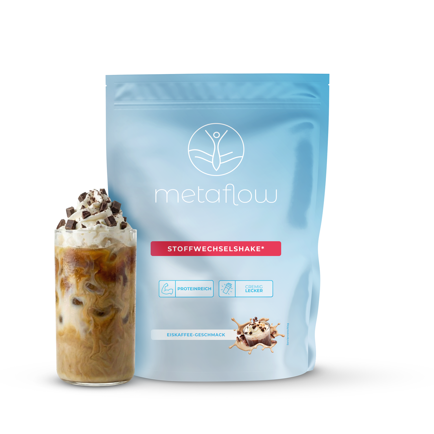 Stoffwechselshake Süß Eiskaffee