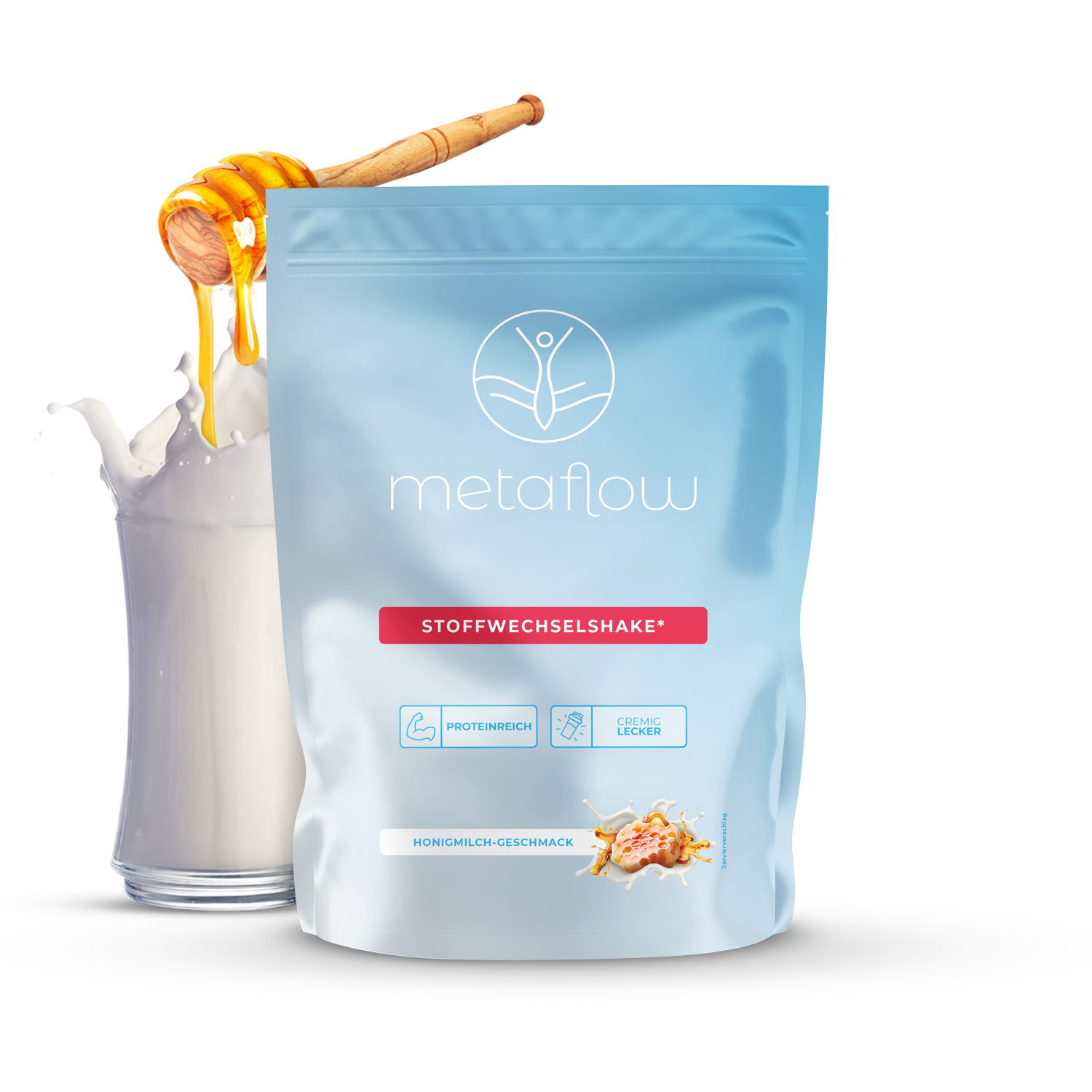 Stoffwechselshake Süß Geschmack Honigmilch