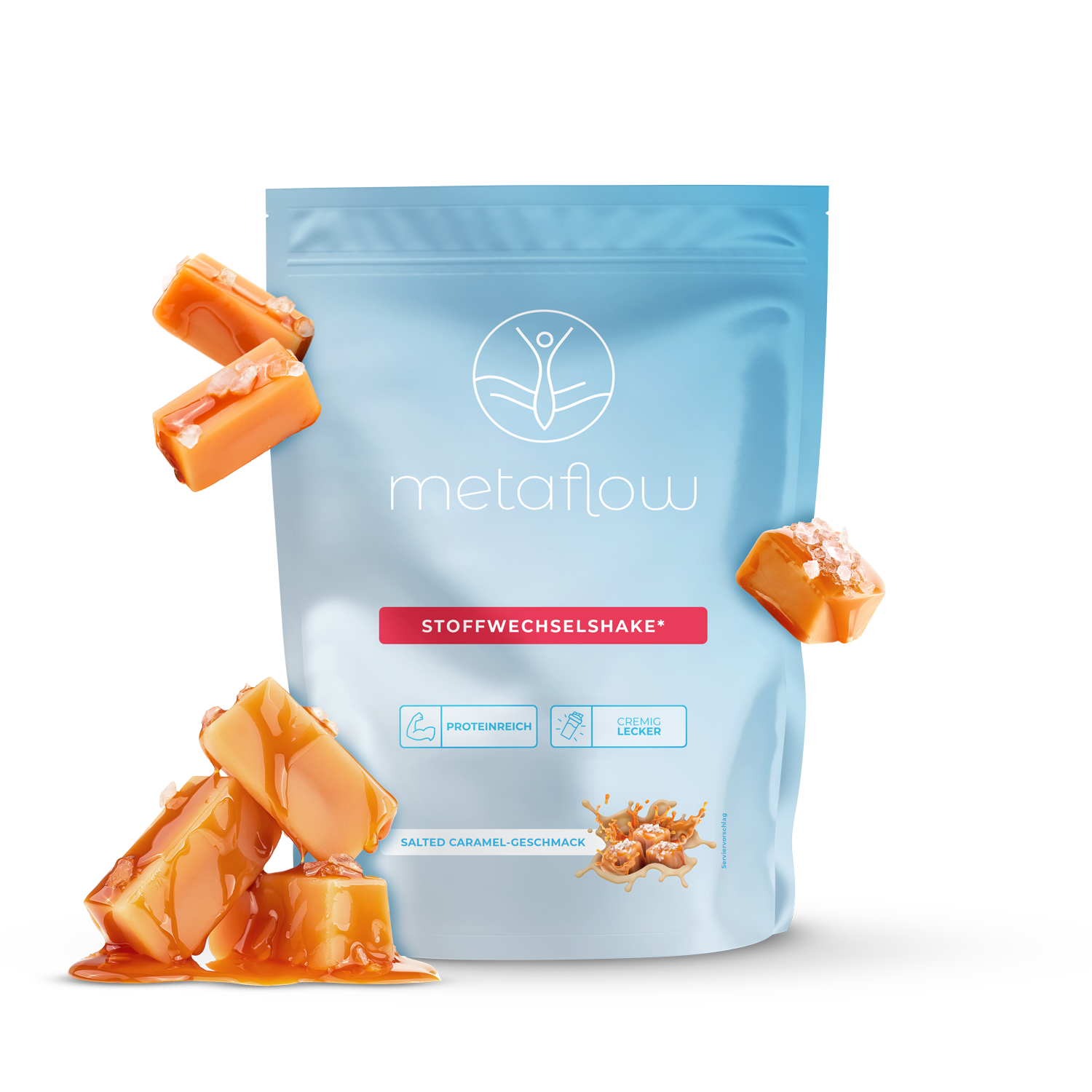 Stoffwechselshake Süß Salted Caramel