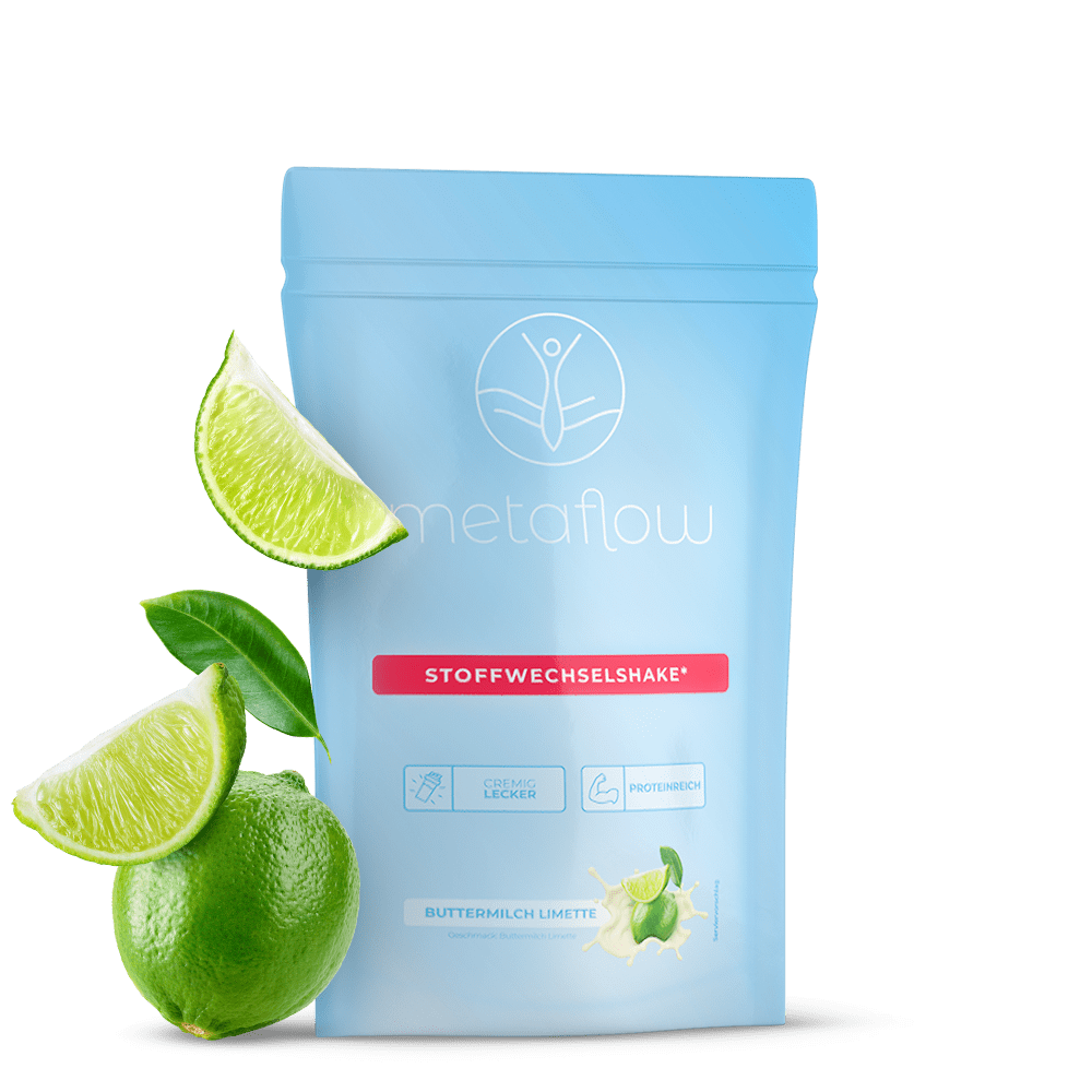 Stoffwechselshake Süß Geschmack Buttermilch Limette