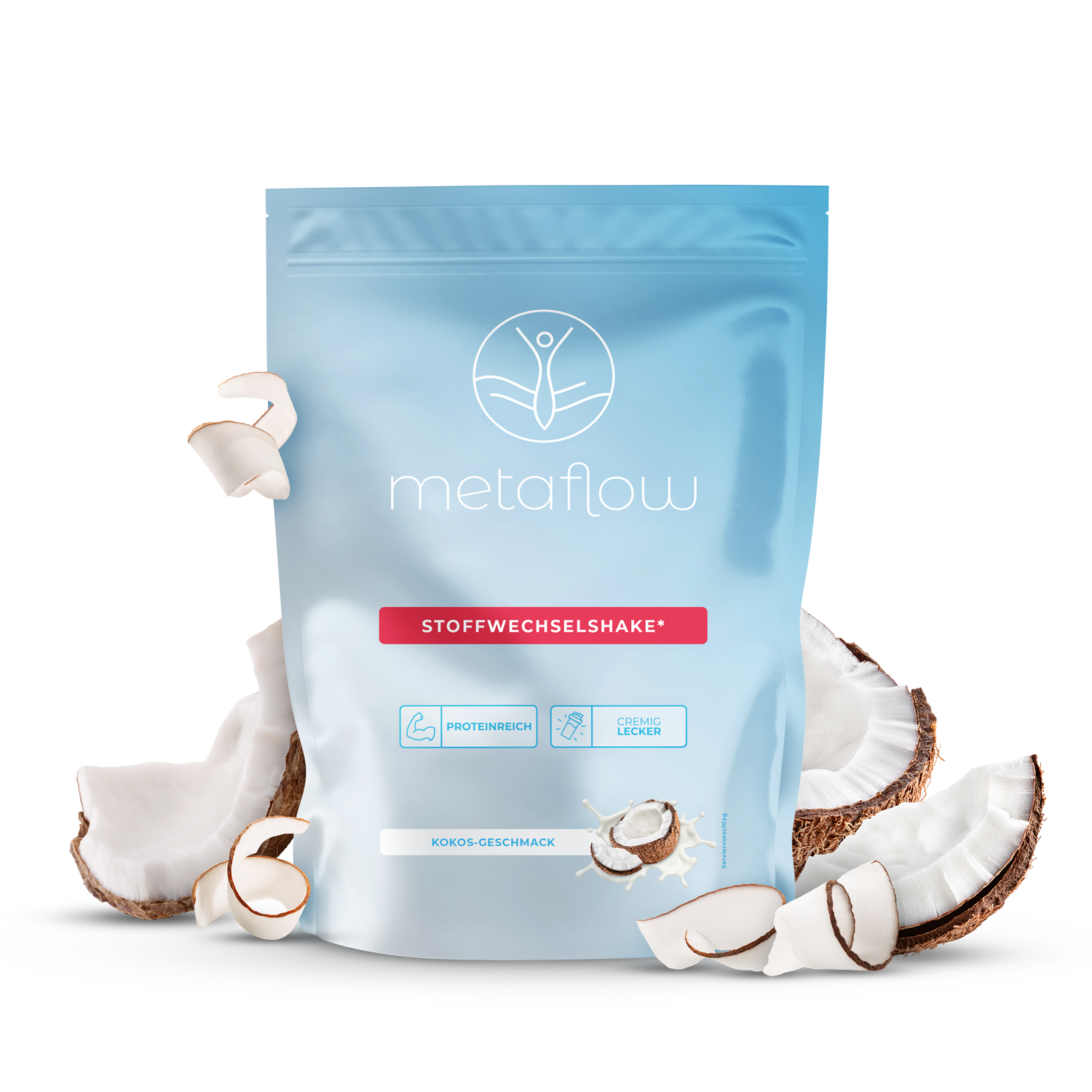 Stoffwechselshake Süß Geschmack Kokos