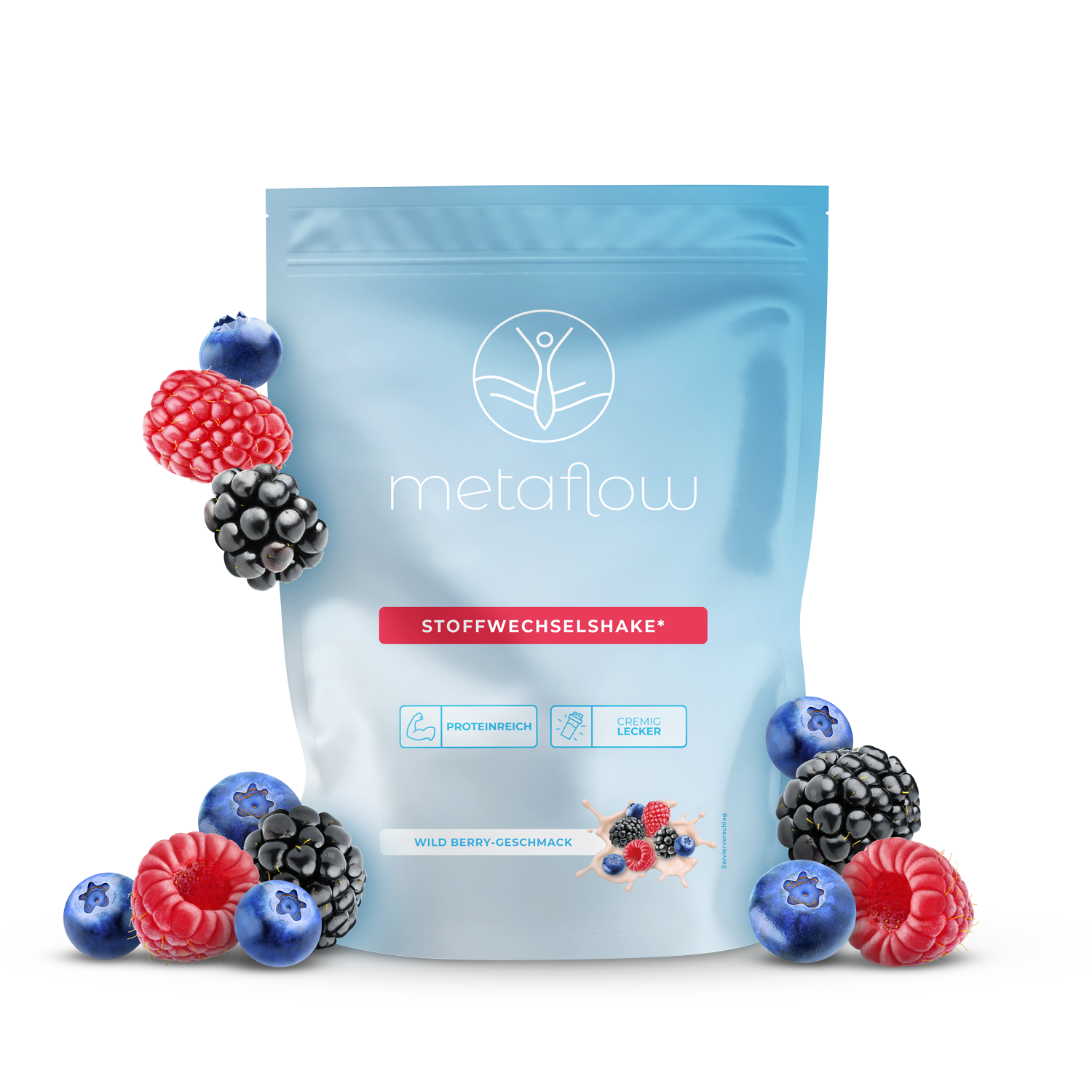 Stoffwechselshake Geschmack Wild Berry