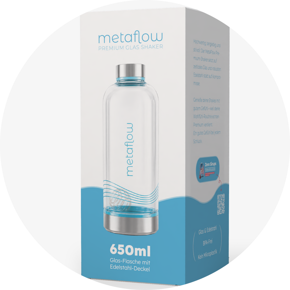 MetaFlow Premium Glas-Shaker