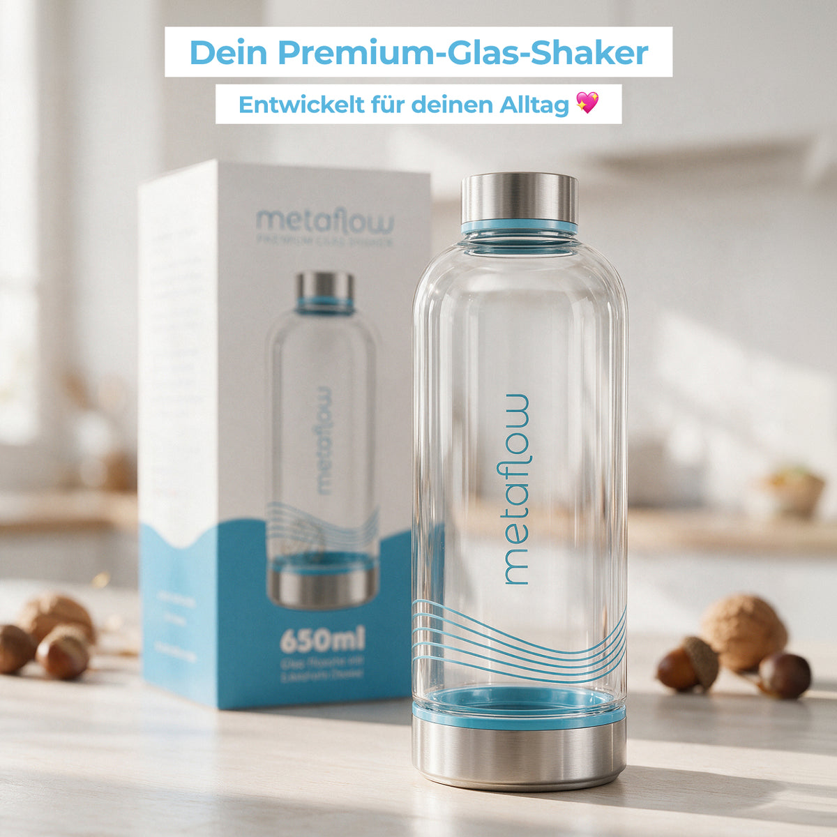 MetaFlow Premium Glas-Shaker