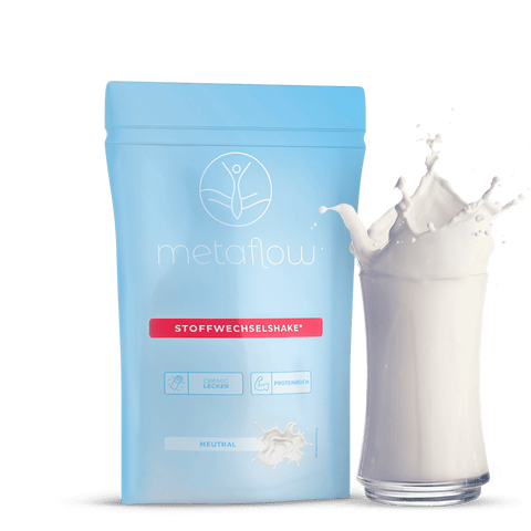MetaFlow Produktbild Stoffwechselshake Süß Geschmack Neutral