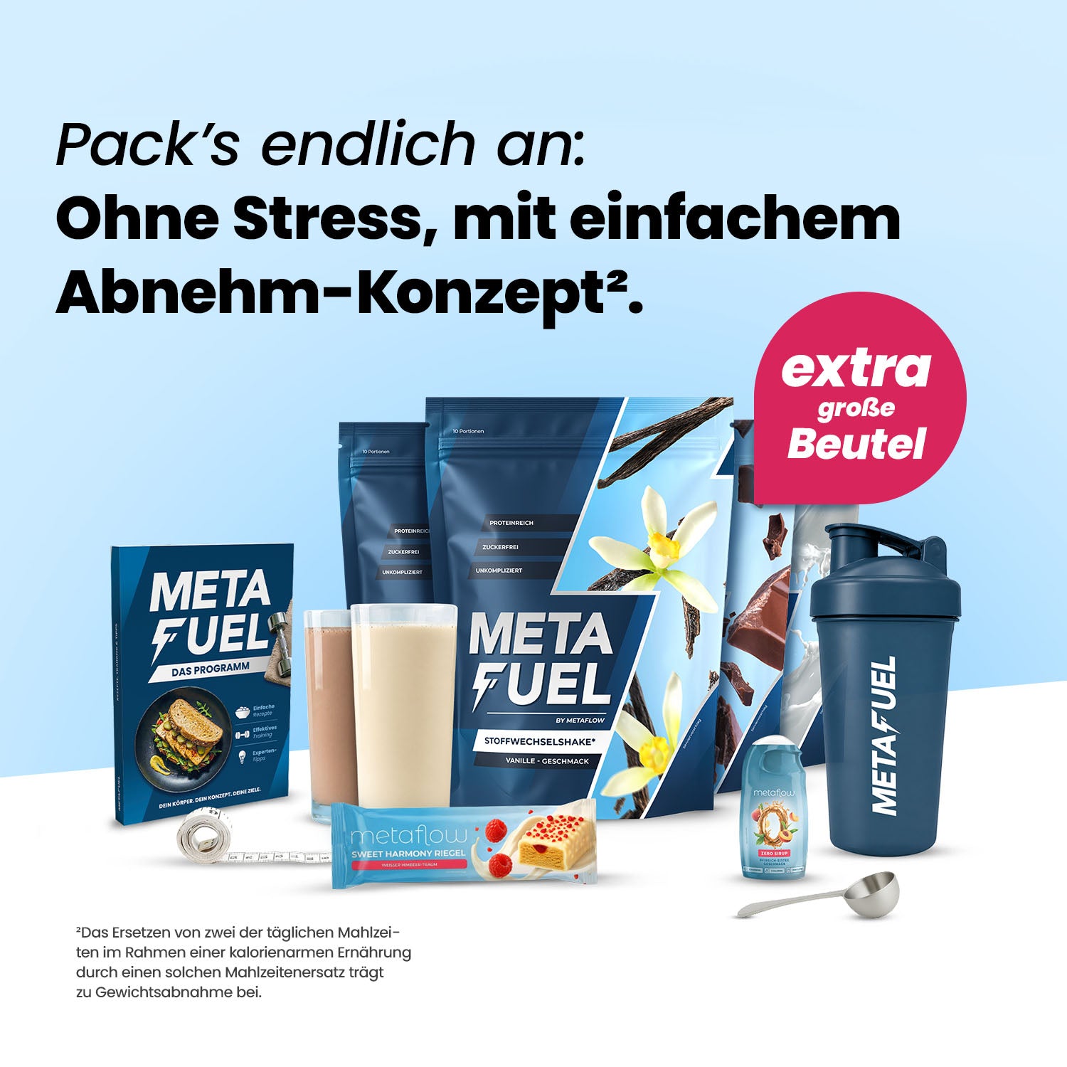 MetaFuel Abnehm-Shake² Starter-Set