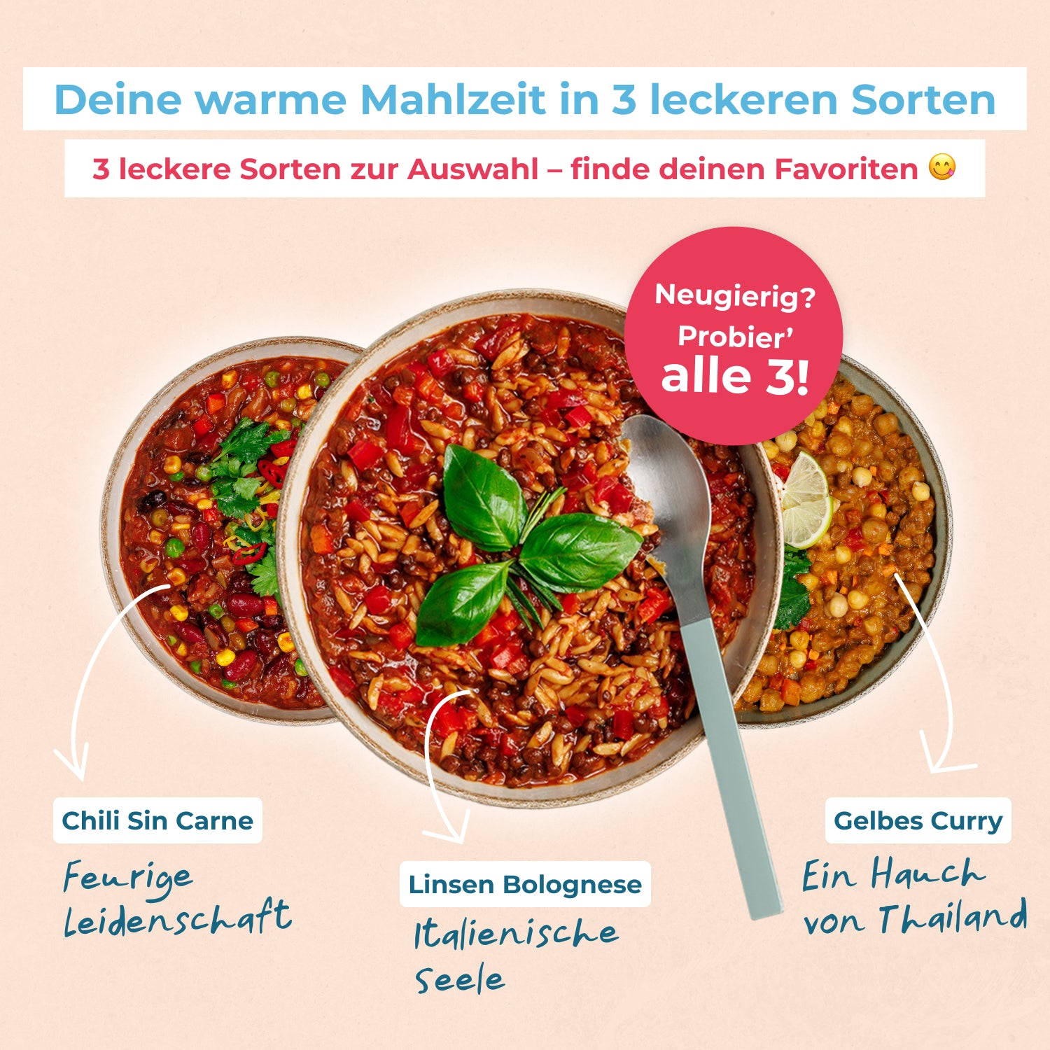 MetaFlow Mahlzeiten