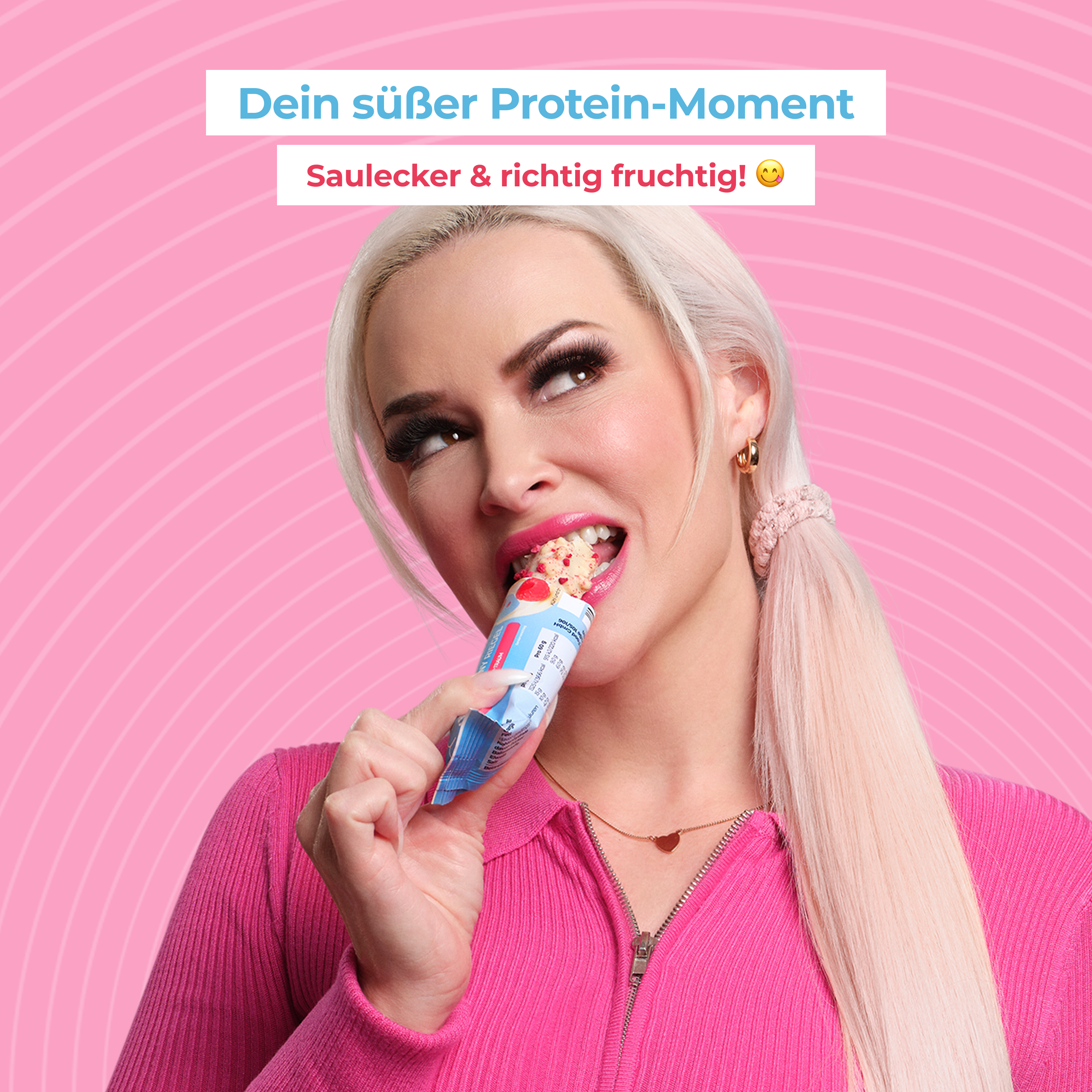 Sweet Harmony Riegel - Weißer Himbeertraum