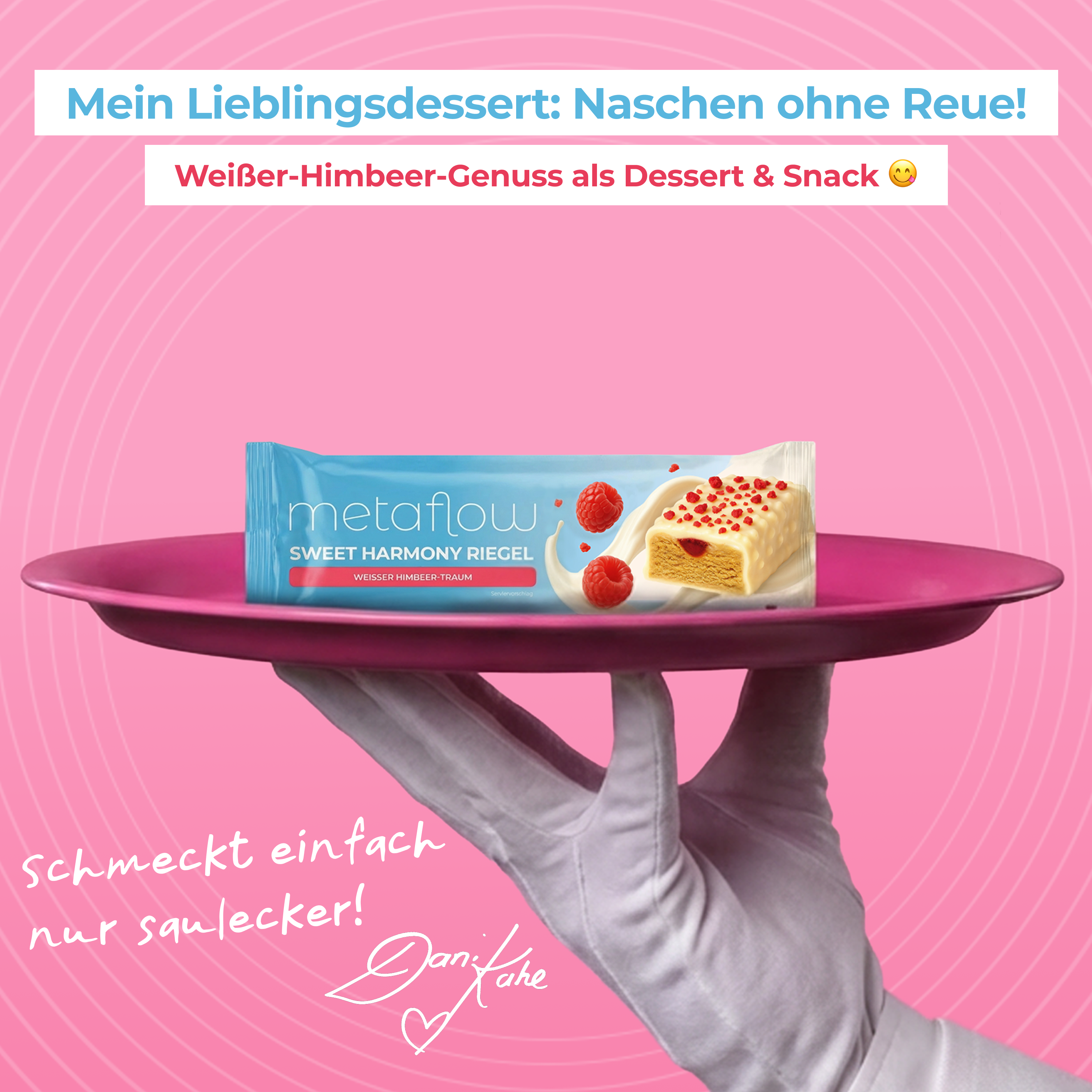 Sweet Harmony Riegel - Weißer Himbeertraum